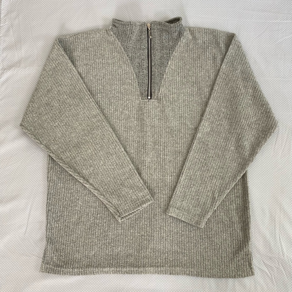 Vintage Urban Gear Pullover Half Zip Sweater Made in USA 90s Style